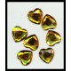Yellow Heart Flatback 
